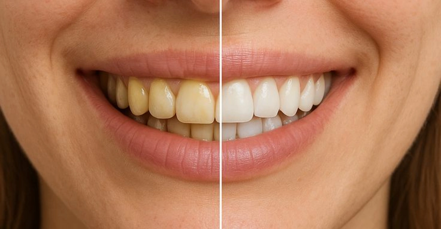 Teeth whitening at home